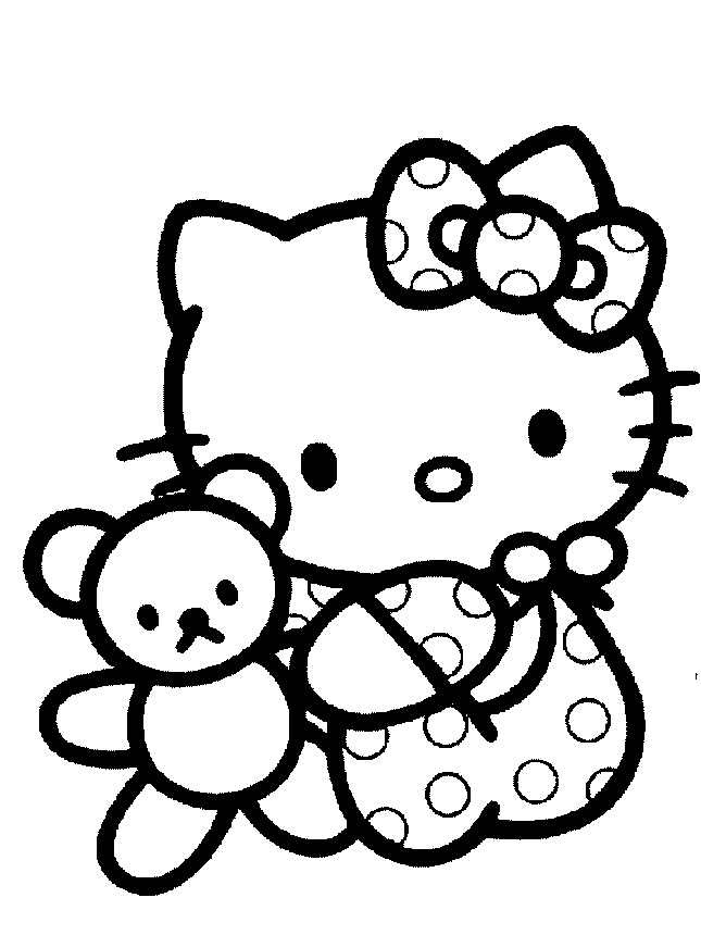 Hello Kitty kolorowanki